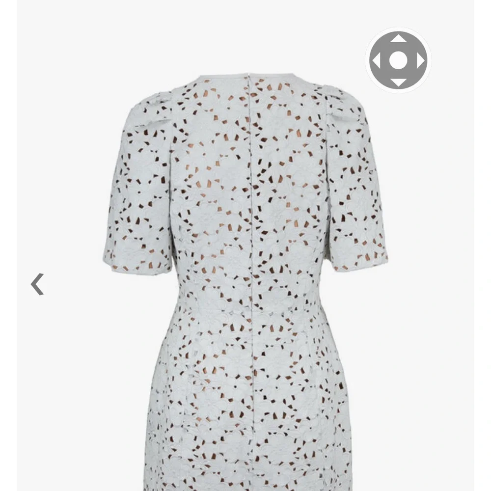 Michael Kors Collection Cream Lace Mini Dress leather - Picture 2 of 2